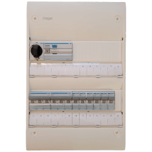 Elcentral Hager Gamma 26moduler 2x13 Utanpåliggande