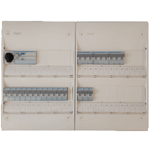 Elcentral Hager Gamma 52moduler 4x13 Utanpåliggande