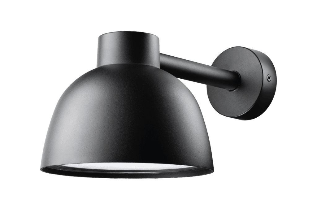 Fasadlampa SG Herning Svart Midi