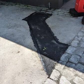 Kabel under asfalt på BRF Bullerbygatan i Malmö Kabel under asfalt på BRF Bullerbygatan i Malmö