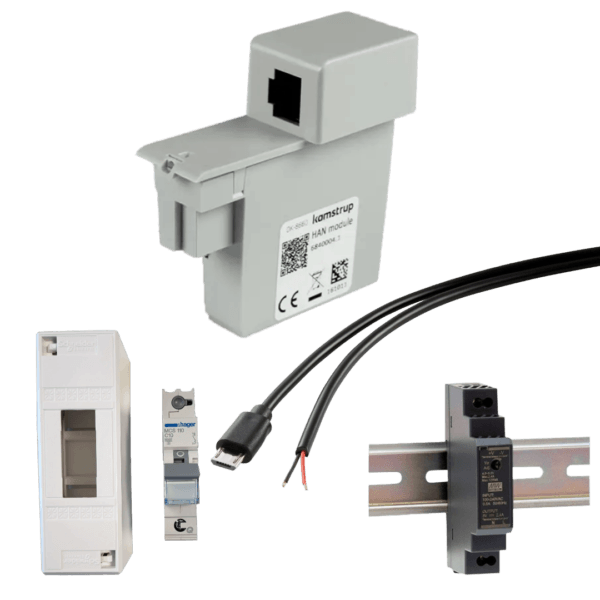 Kampstrup Adapter med 5V Nätaggregat