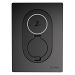 Zaptec Go - Asphalt Black - Front